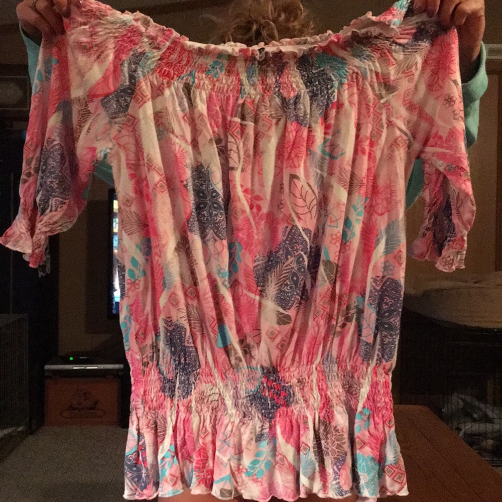 Off the shoulder top!